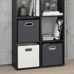 Vicco - Raumteiler Scutum, Schwarz, 143 X 72 Cm
