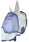 135 Cm, Blu: Maschera Per Cavalli Modello Deluxe Ideale Contro Insetti E Sole...