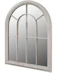 Rustikaler Gartenspiegel Bogen 69&times;89 Cm F&uuml;r Indoor Und Outdoor Vidaxl