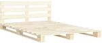 Palettenbett Massivholz Kiefer 140&times;200 Cm Vidaxl