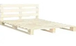 Palettenbett Massivholz Kiefer 180&times;200 Cm Vidaxl