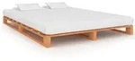 Palettenbett Braun Massivholz Kiefer 180&times;200 Cm Vidaxl