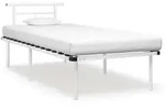 Bettgestell Wei&szlig; Metall 90x200 Cm Vidaxl