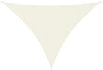 Sonnensegel Oxford-gewebe Dreieckig 4x5x6,4 M Creme Vidaxl