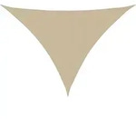 Sonnensegel Oxford-gewebe Dreieckig 2,5x2,5x3,5 M Beige Vidaxl