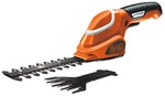Black And Decker - Kabellose Gras- Und Heckenschere 7 V Li-ion 1.5 Ah 15 Cm -