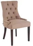 Esszimmerstuhl Aberdeen Stoff Taupe Antik