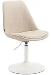 Esszimmerstuhl Maverick Stoff Creme Wei&szlig;