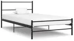 Bettgestell Schwarz Metall 90&times;200 Cm Vidaxl