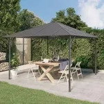 Pavillon Mit Dach 3x3 M Anthrazit Vidaxl