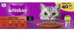 Whiskas Klassische Auswahl Katzennassfutter Adult 40 X 85 G Gefl&uuml;gel In Sauce
