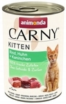 Animonda Carny Kitten Katzennassfutter Getreidefrei 400 G Rind, Huhn & Kaninchen