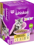 Whiskas Mulitpack Junior Gefl&uuml;gelauswahl In Gelee Katzenfutter 12 X 85 G