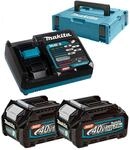 Makita - Power Source Kit Li 40v Inkl. Schnellladeger&auml;t Dc40ra Und 2x Akkus Bl4020