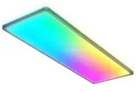 B.k.licht - Led Panel 58x20 Cm - 22w, 3000lm, Dimmbar, Fernbedienung, Rgbw, Schwarz