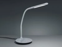 Led Schreibtischleuchte Polo Grau Dimmbar 41cm Hoch Mit Flexgelenk