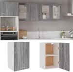 H&auml;ngeschrank Lyon Grau Sonoma 39,5x31x60 Cm Holzwerkstoff Vidaxl