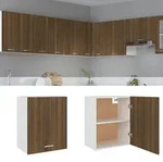 H&auml;ngeschrank Lyon Braun Eichen-optik 50x31x60 Cm Holzwerkstoff Vidaxl