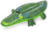 Aufblasbares Krokodil für Schwimmbad und Meer im pvc -resistenten Griff 152x71 cm