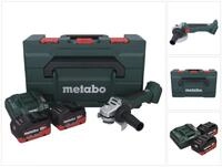 Metabo W 18 L Bl 9-125 Akku Winkelschleifer 18 V 125 Mm Brushless + 2x Akku 5,5 Ah +