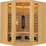 Artsauna Eck-infrarotkabine Nyborg E150k - Infrarotsauna 150x150 Cm Mit