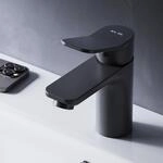 Am.pm - Wasserhahn Bad Schwarz Waschtischarmatur Bad Armatur Mischbatterie