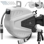 Kesser&reg; Schlauchtrommel Mit Handbrause, Automatisch - Grau, 15 M