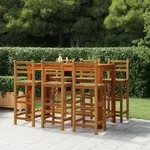Barhocker Set Von 6 Aus Massivem Akazienholz