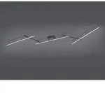 Trio - Led Deckenschiene Arvin Mit Fernbedienung & Farbwechsel Schwarz, Breite 245cm