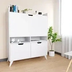 Vicco - Sekret&auml;r Schreibtisch Berdi, Wei&szlig;, 110 X 45 Cm