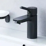 Am.pm - Wasserhahn Bad Schwarz Matt Waschtischarmatur Bad Armatur Mischbatterie