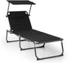 Blumfeldt - Liegestuhl, Polyester Sonnenliege, Relaxliege für den Garten & Balkon,