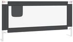 Kleinkind-bettschutzgitter Dunkelgrau 180x25 Cm Stoff Vidaxl