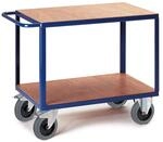 Rollcart Schwerer Tischwagen Mit 2 Ladefl&auml;chen Im Buchendekor 1000x700mm