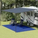 Vidaxl Tent Carpet 300x500 Cm Blue Hdpe