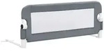 Kleinkind-bettschutzgitter Grau 102x42 Cm Polyester Vidaxl