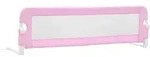 Kleinkind-bettschutzgitter Rosa 120x42 Cm Polyester Vidaxl