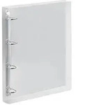 Ringbuch Crystal Din A4 Polypropylen Transparent