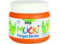 Kreul Mucki Fingerfarbe orange 150 ml Kinderbasteln