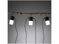 Paulmann LED Plug & Shine Lichterkette Tubs in Anthrazit 3x 2W - grey