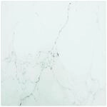 Tischplatte Wei&szlig; 30x30 Cm 6 Mm Hartglas In Marmoroptik Vidaxl