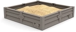 Smoby Bac Square Garden 2 En 1 : Bac A Sable Et Carr&eacute; Potager - 76x76cm -...