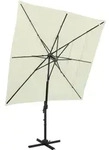 Sonnenschirm Mit Aluminium-mast 4-lagig Sandfarben 250x250 Cm - Vidaxl