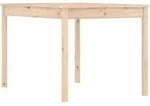 Gartentisch 121x82,5x76 Cm Massivholz Kiefer - Vidaxl