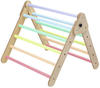 Kletterdreieck aus Holz Pastellfarben Indoor Klettergerüst für Kinder Montessori