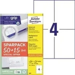 Avery Zweckform - Universaletikett Ultragrip Sparpack 50 + 15 Blatt 105 X 148 Mm (b X
