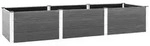 Hochbeet Grau 300x100x54 Cm Wpc Vidaxl