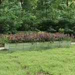 Garten-hochbeet 400x80x45 Cm Verzinkter Stahl Silber - Vidaxl