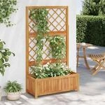 Hochbeet Mit Spalier 85x38x150 Cm Massivholz Akazie - Vidaxl