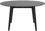 Roxby Esstisch &Oslash;140 Cm, Schwarz.